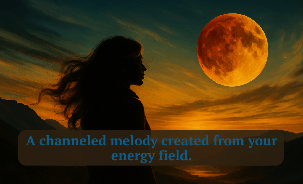 A channeled melody created from your energy field.