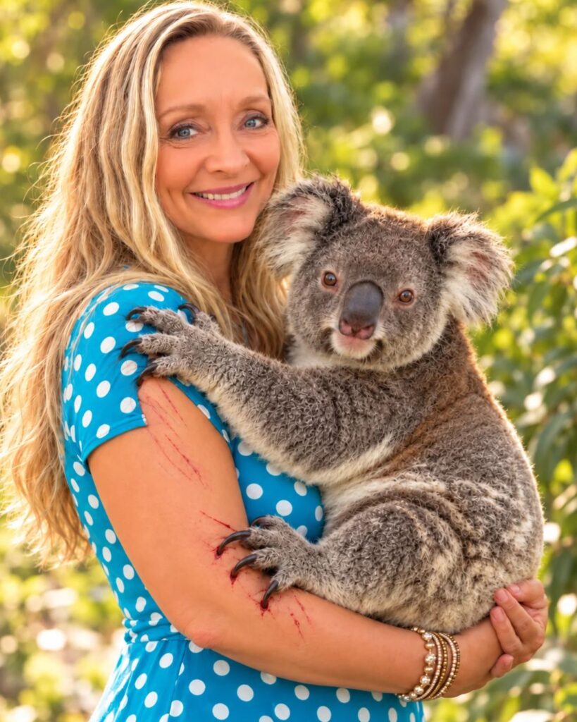 Anneli og koalaen Charly
